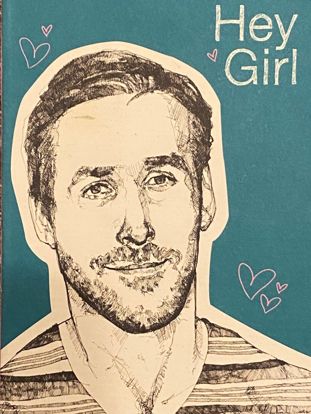 Ryan Gosling flexijournal fanfare “Hey Girl” lined diary/journal. 2013